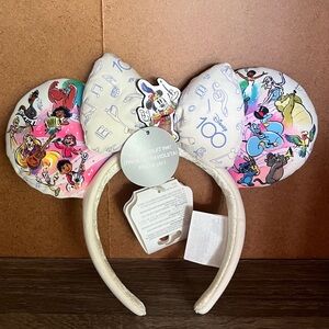 NWT Disney Parks Collection Mickey Mouse Ear Headband Disney100 Special Moments